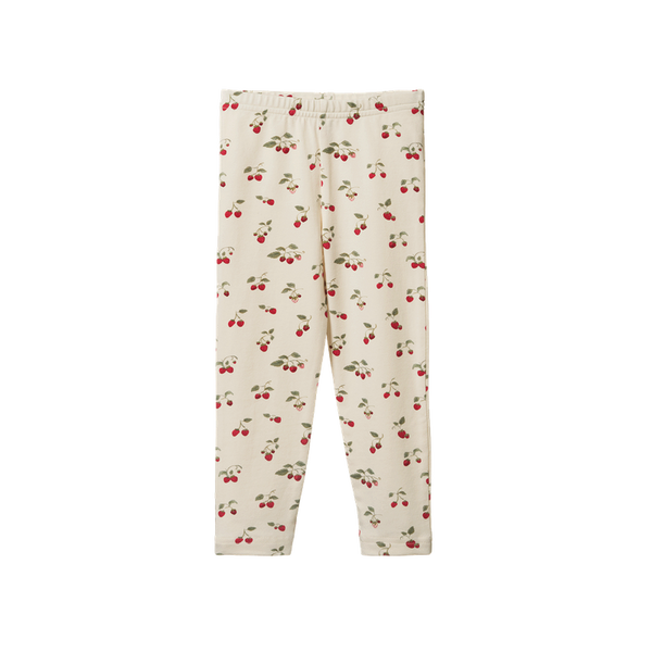 Nature Baby Leggings in Strawberry blush print