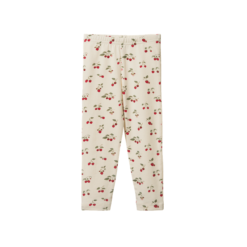 Nature Baby Leggings in Strawberry blush print