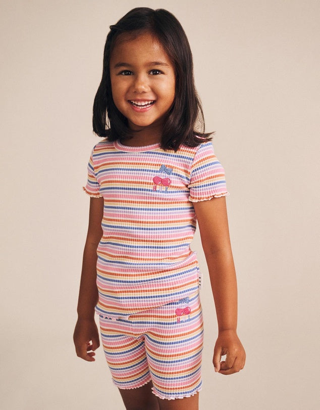Huxbaby Rainbow Rib Tee