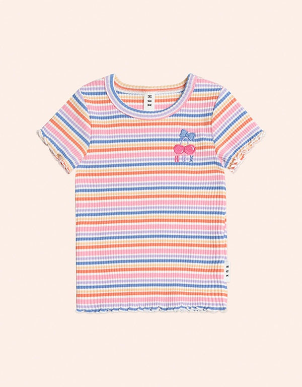 Huxbaby Rainbow Rib Tee