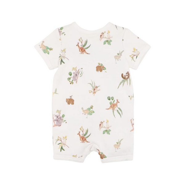 Bebe Australiana organic ss zipsuit