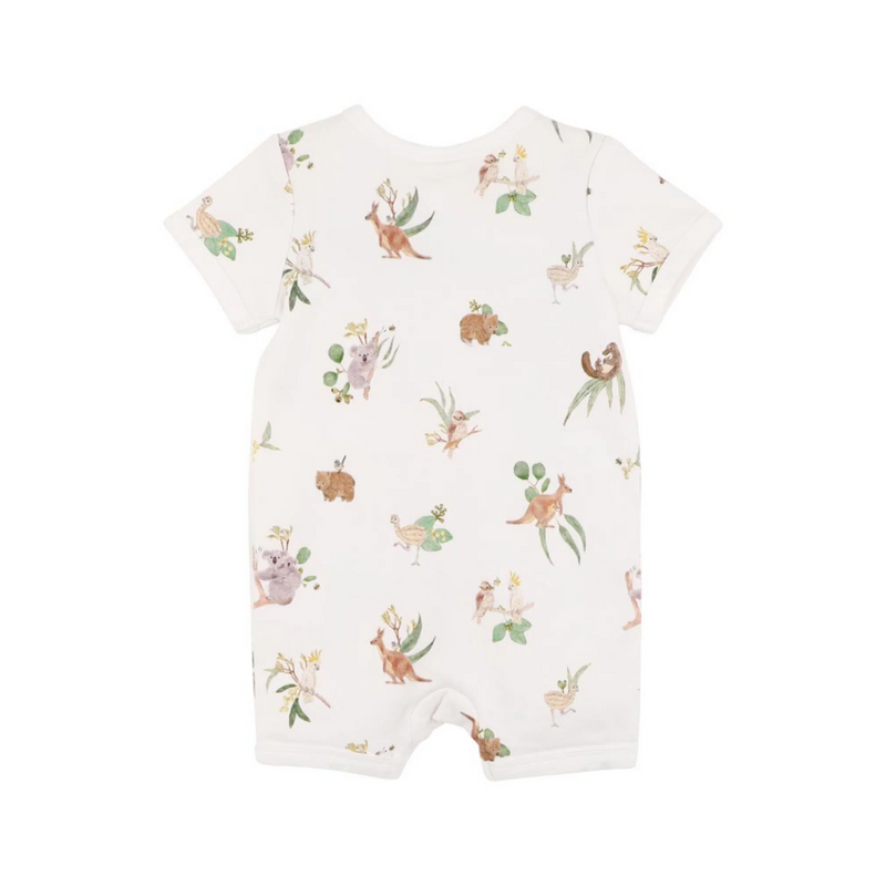 Bebe Australiana organic ss zipsuit