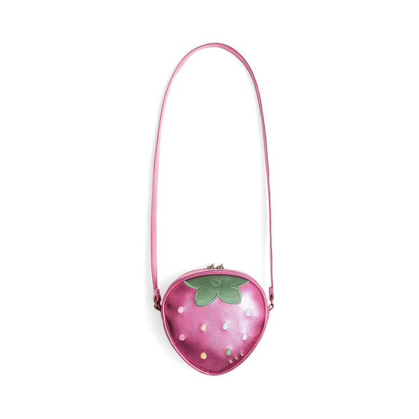 Huxbaby Juicy Strawberry shoulder bag in Berry