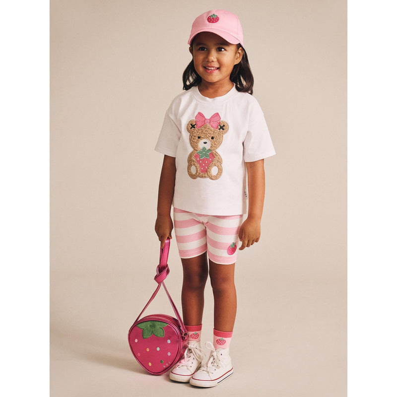 Huxbaby Juicy Strawberry shoulder bag in Berry