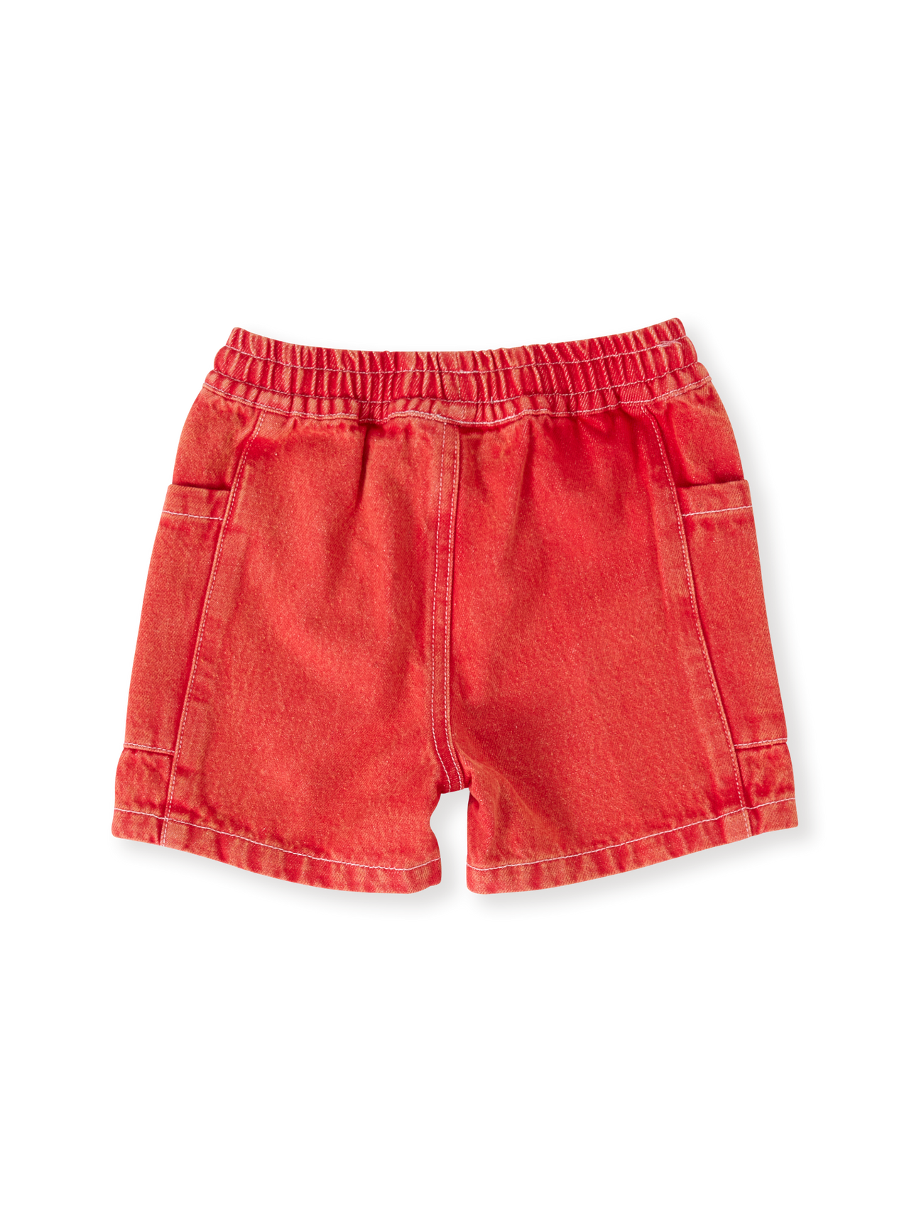 Goldie & Ace Noah denim pocket shorts apple red