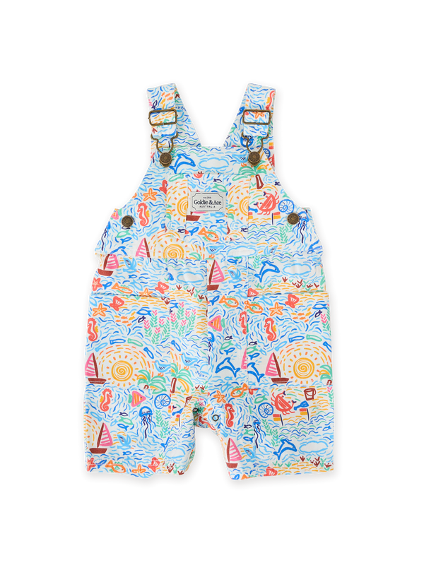 Goldie & Ace summer bay burton pocket overalls