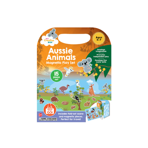 My Creative Box Magnetic Play Set - Aussie Animals