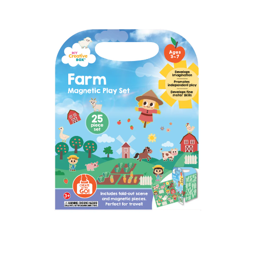 My Creative Box Magnetic Play Set - Farm
