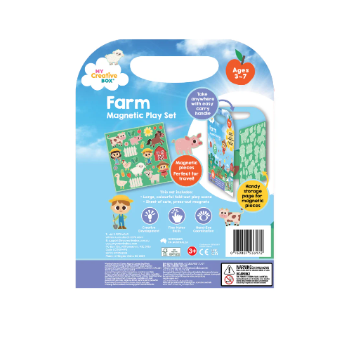 My Creative Box Magnetic Play Set - Farm