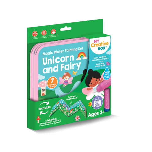 My Creative Box Magic Water Painting Set - Unicorn and Fairy