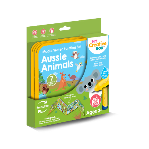 My Creative Box Magic Water Painting Set - Aussie Animals