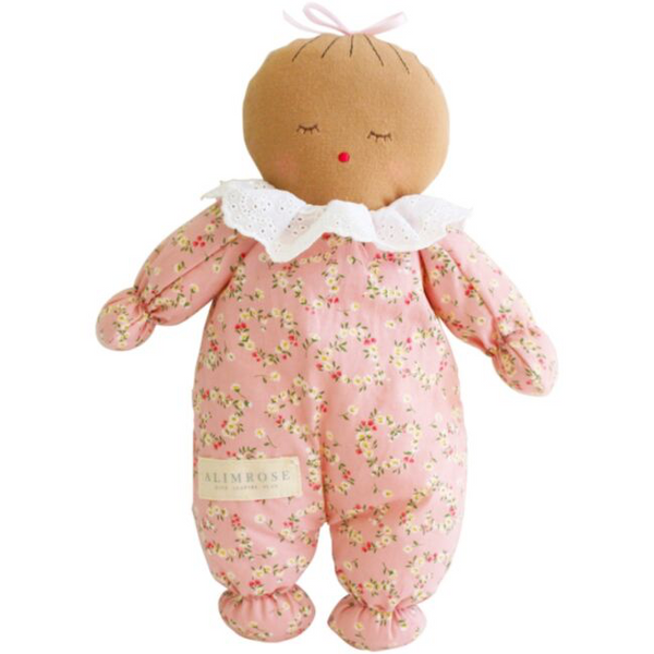 Alimrose asleep awake baby doll 24cm Posy Heart