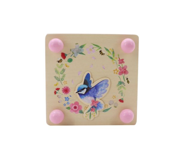 ToysLink Blue Wren Flower Press