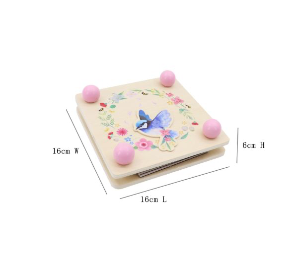ToysLink Blue Wren Flower Press