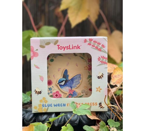 ToysLink Blue Wren Flower Press