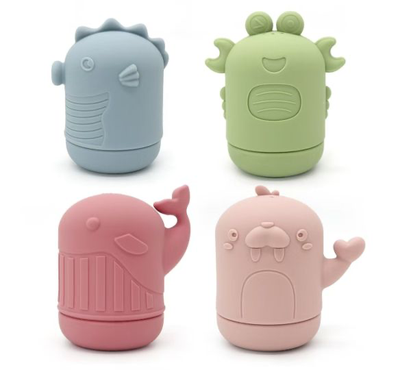 ToysLink Silicone Squeezable Baby Bath Toy