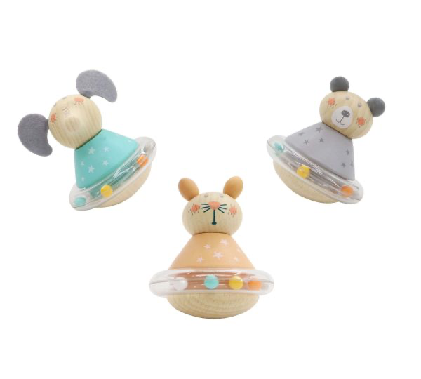 ToysLink Wooden Roly Poly Animals