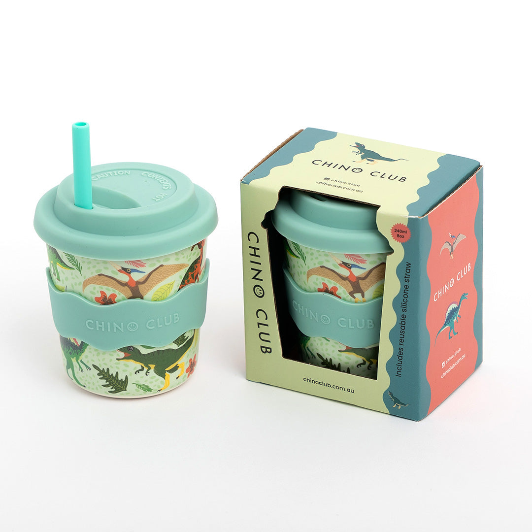 Chino Club Green Dino keep cup 8oz