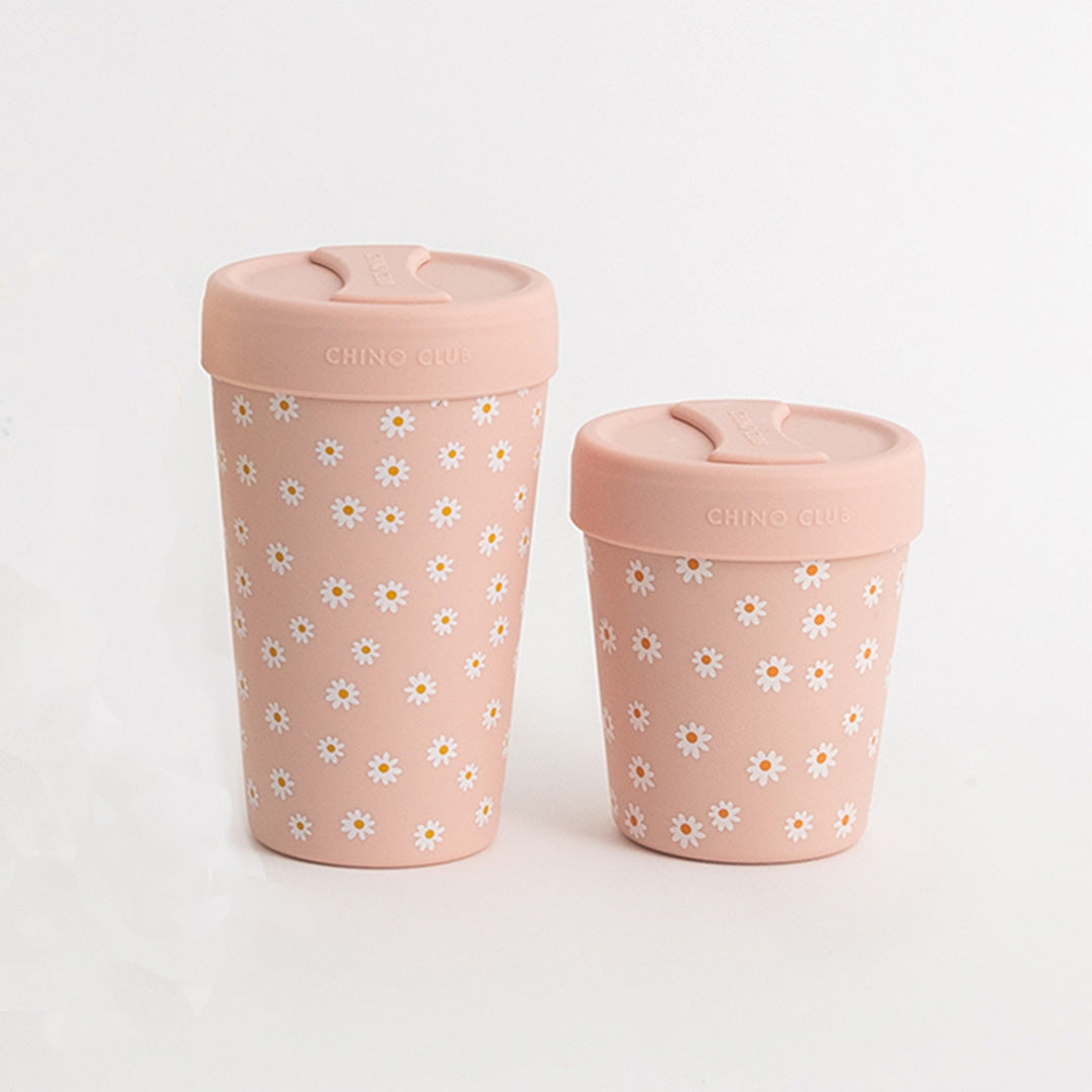 Chino Club Daisy 12oz Stainless Steel Coffee Cup