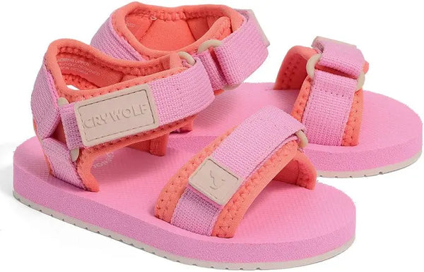 Crywolf beach sandal in candy pink