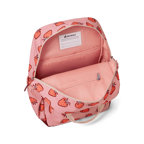 Crywolf Knapsack in strawberry splash