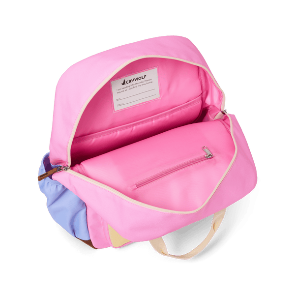 Crywolf Knapsack in pop colourblock