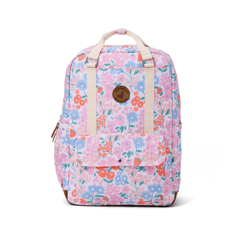 Crywolf Knapsack in berry garden
