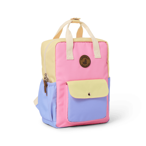 Crywolf Mini Backpack in pop colourblock
