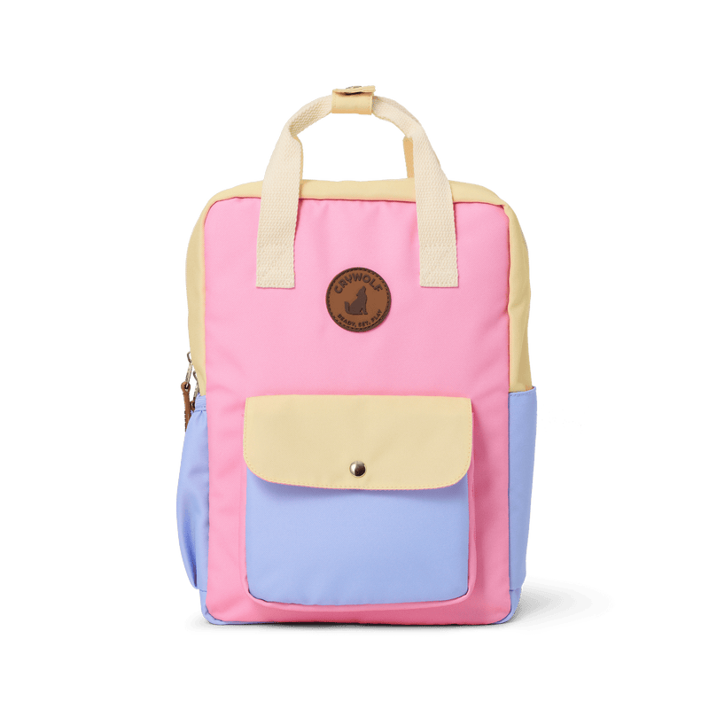 Crywolf Mini Backpack in pop colourblock