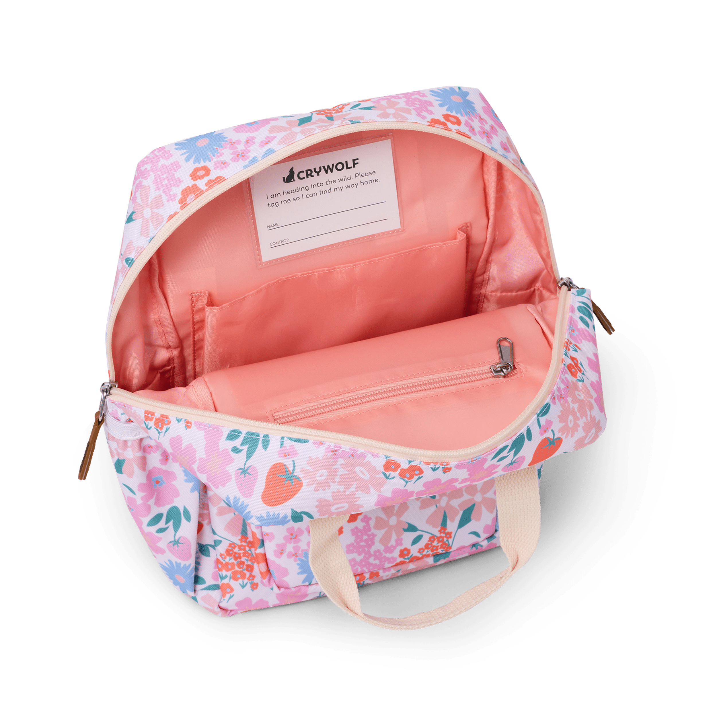 Crywolf Mini Backpack in berry garden