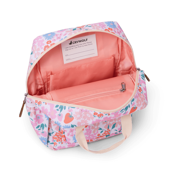 Crywolf Mini Backpack in berry garden