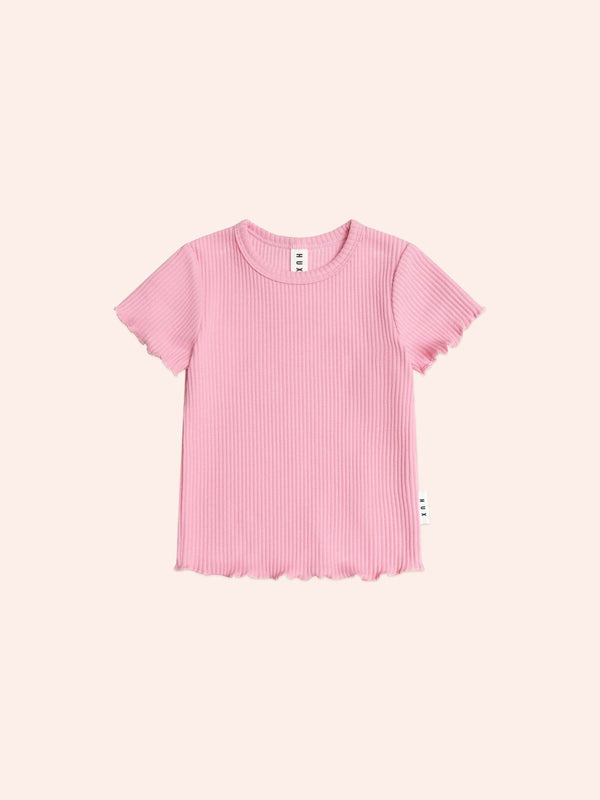 Huxbaby Pink Rib Tee