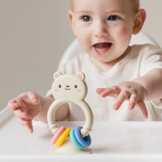 Tiger tribe high chair buddy silicone bear