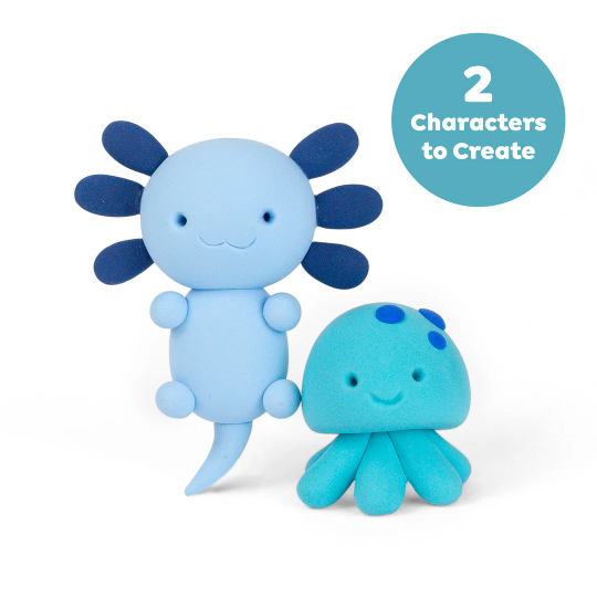 Tiger tribe super clay ocean in blue