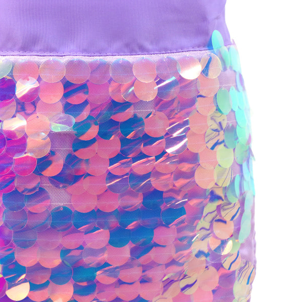 Pink Poppy Flip Sequin Shimmering Mermaid Tail Lilac