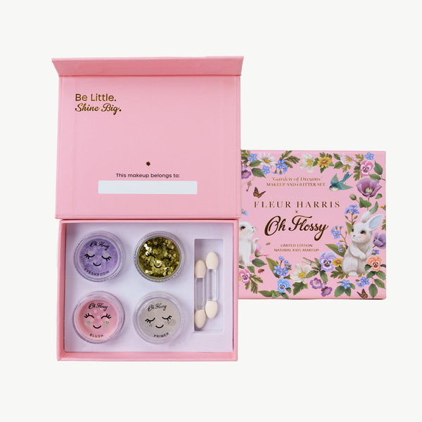 Fleur Harris x Oh Flossy Mini makeup & glitter set