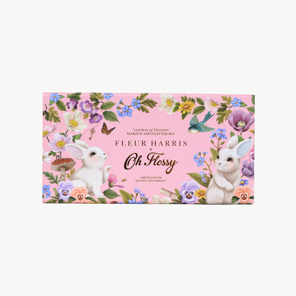 Oh Flossy x Fleur Harris Garden of Dreams deluxe make up and glitter set