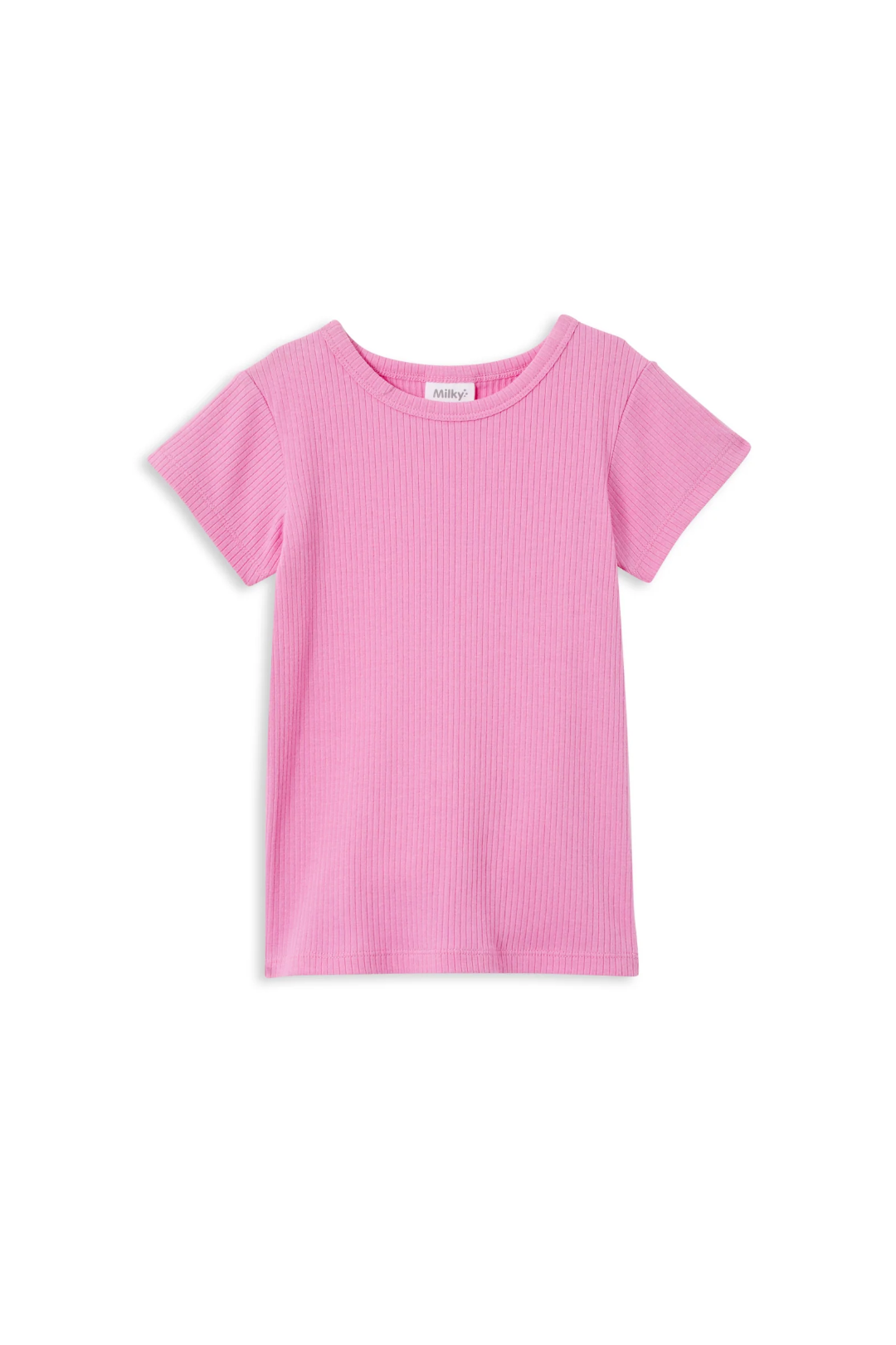 Milky Pink Rib Tee