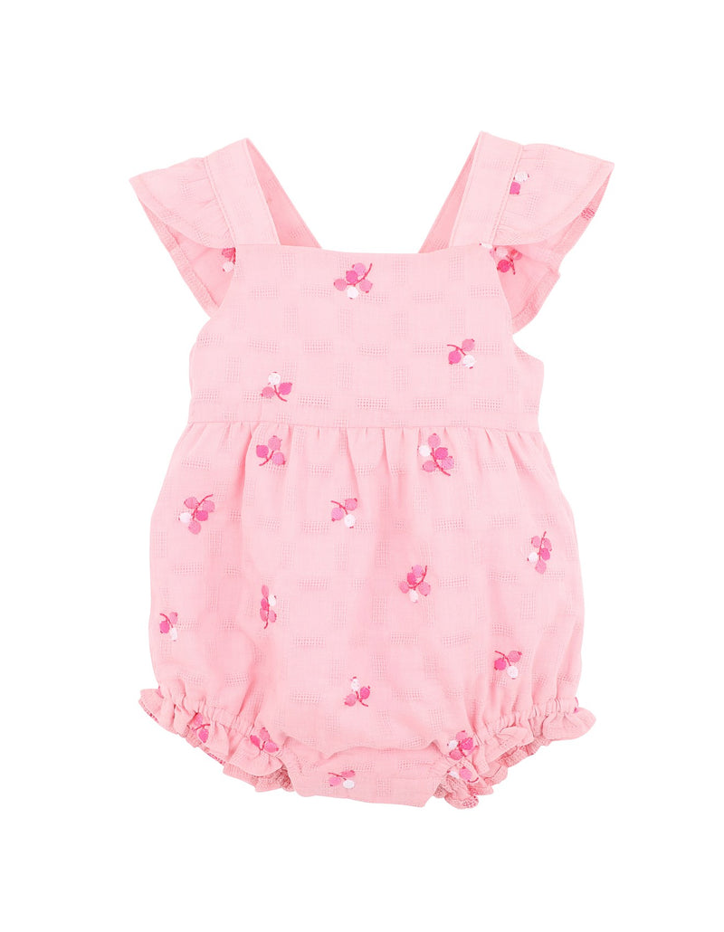 Bebe Summer Vacay Embroidered Overall