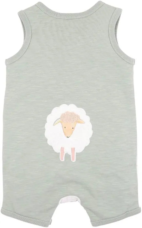 Bebe Clayton Print Sheep Romper