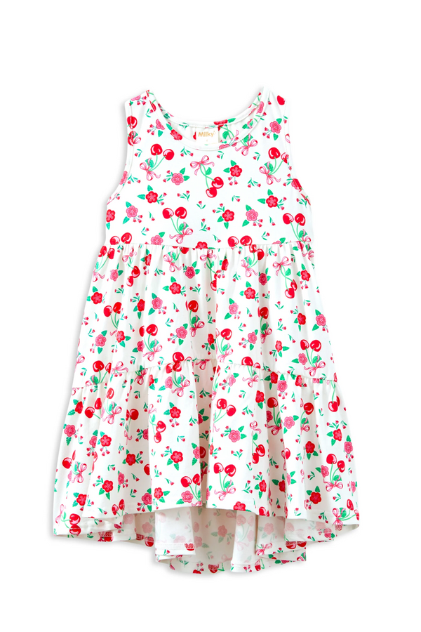 Milky Sweet Cherry Dress