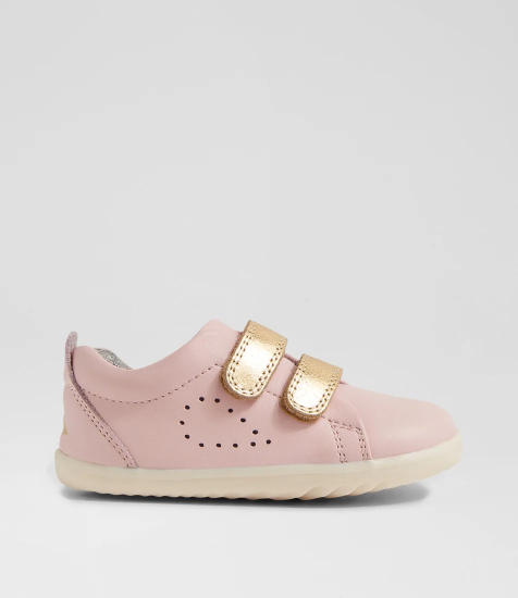 Bobux Step up Grass Court in Ballet Pink