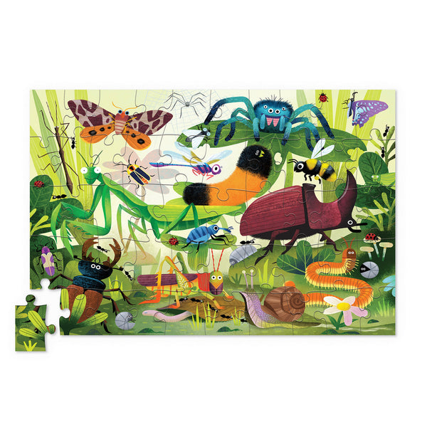 Crocodile Creek Backyard Bugs 50pc Holographic Puzzle