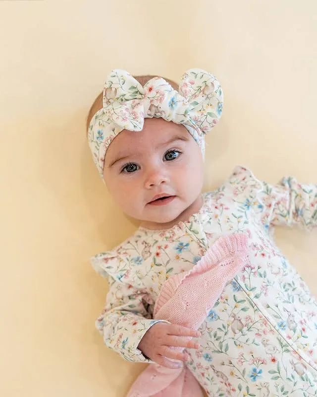 Bebe Bonnie Print Organic Headband