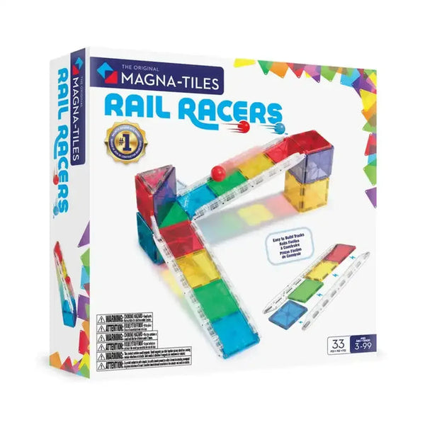 Magna Tiles Rail Racers - 33 piece set