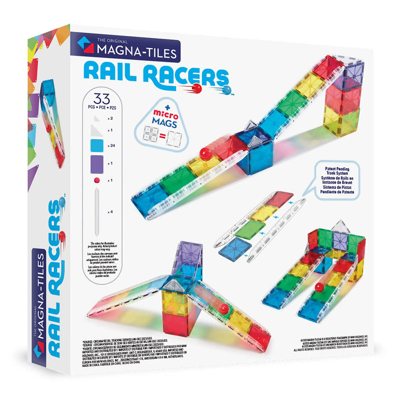 Magna Tiles Rail Racers - 33 piece set