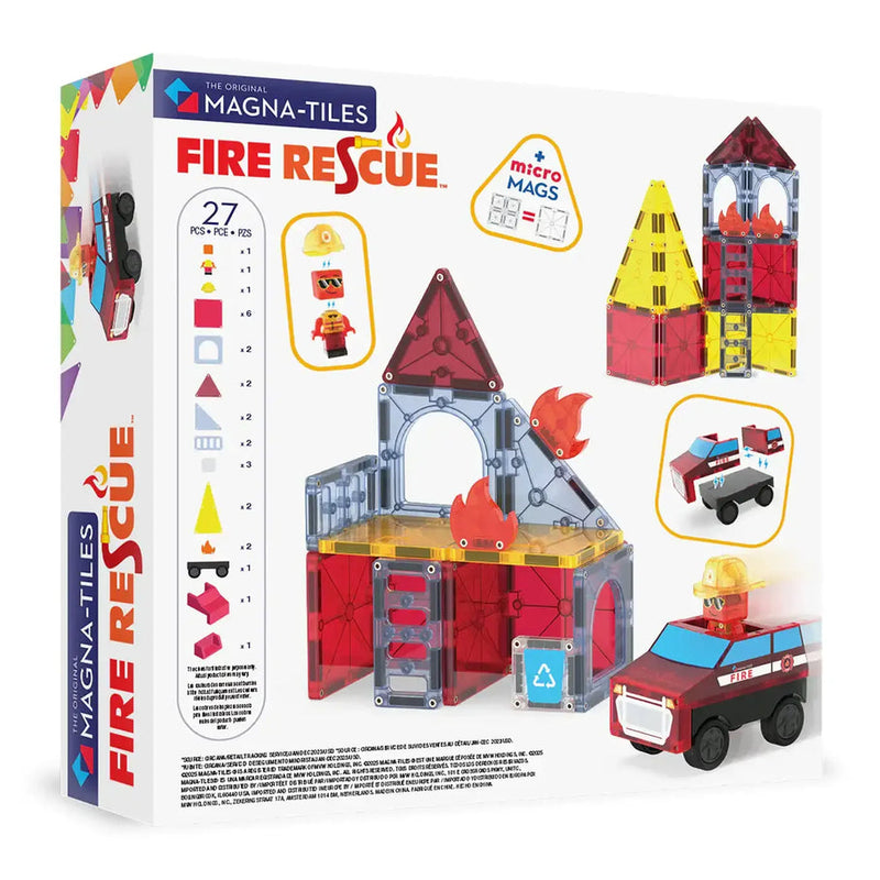 Magna Tiles Fire Rescue - 27 piece set