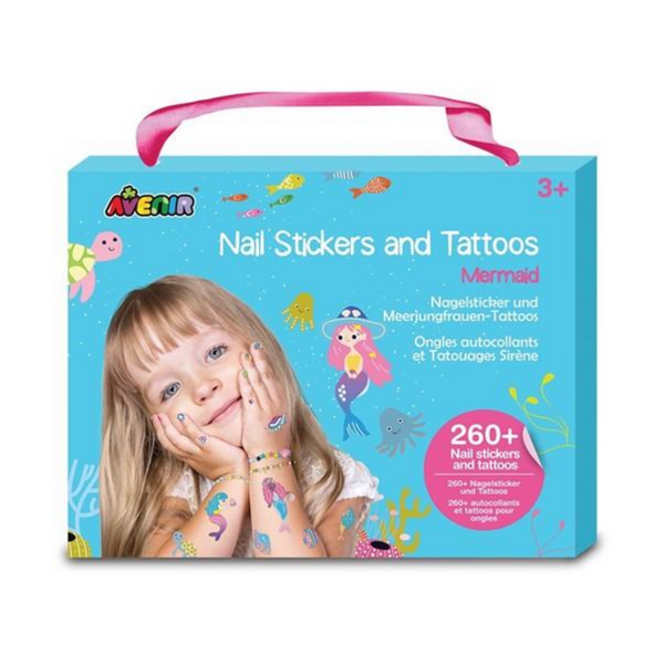 Avenir Nail Stickers and Tattoos - Mermaid