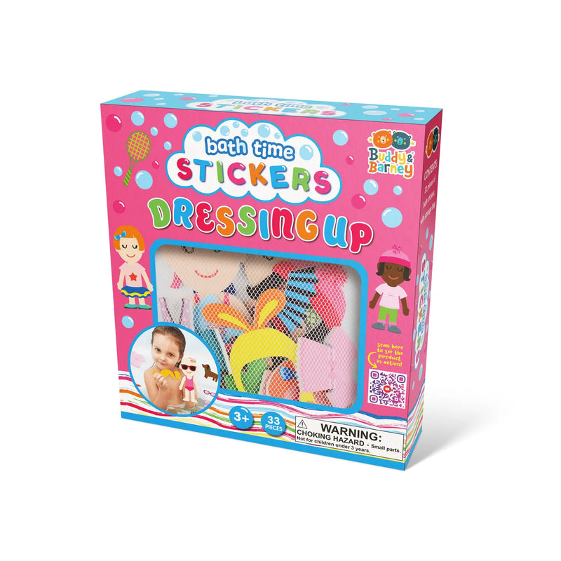 Buddy & Barney Bath time Stickers - dressing up