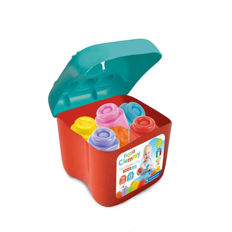 Clementoni - soft clemmy sensory bucket
